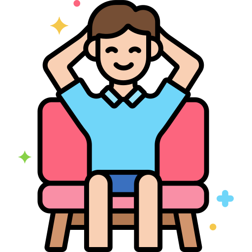 Enjoy a Clean Home Happy customer relaxing after a professional home cleaning service.